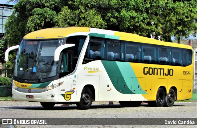 Empresa Gontijo de Transportes 18515 na cidade de Fortaleza, Ceará, Brasil, por David Candéa. ID da foto: 11144529.