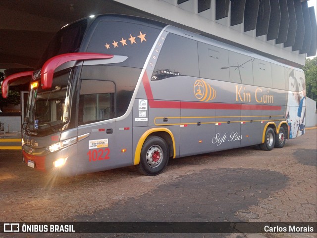 Kin-Guin Turismo e Transporte 1022 na cidade de Presidente Venceslau, São Paulo, Brasil, por Carlos Morais. Número da foto: #11145174.