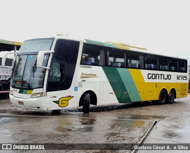 Empresa Gontijo de Transportes 12725 na cidade de Diamantina, Minas Gerais, Brasil, por Gustavo César A.  e Silva. Número da foto: #11144241.