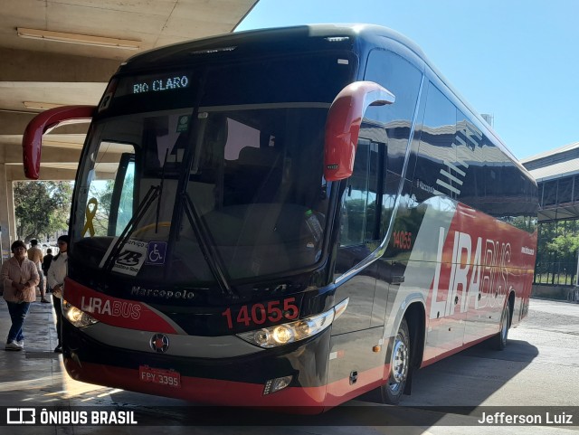 Lirabus 14055 na cidade de Limeira, São Paulo, Brasil, por Jefferson Luiz. ID da foto: 11144907.