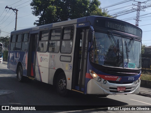 Next Mobilidade - ABC Sistema de Transporte 81.173 na cidade de Santo André, São Paulo, Brasil, por Rafael Lopes de Oliveira. Número da foto: #11145677.