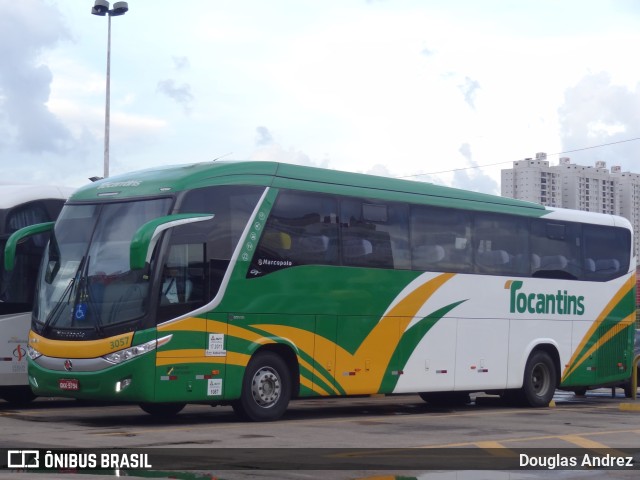 Tocantins Transportes e Turismo 3057 na cidade de Goiânia, Goiás, Brasil, por Douglas Andrez. Número da foto: #11145219.