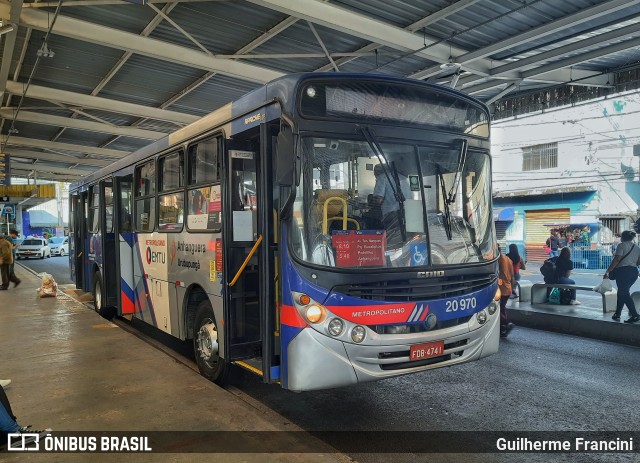 Auto Viação Urubupungá 20.970 na cidade de Santana de Parnaíba, São Paulo, Brasil, por Guilherme Francini. ID da foto: 11144305.