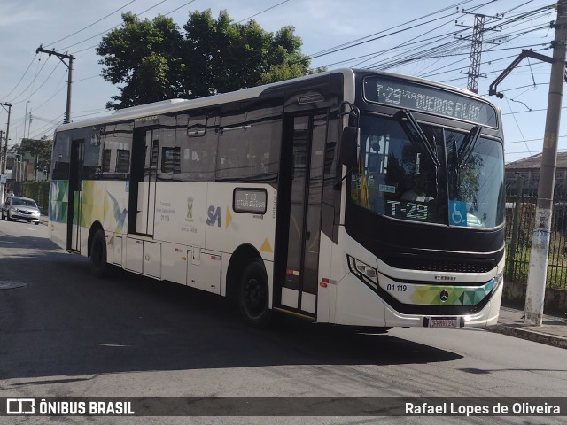 Viação Guaianazes 01 119 na cidade de Santo André, São Paulo, Brasil, por Rafael Lopes de Oliveira. Número da foto: #11145657.
