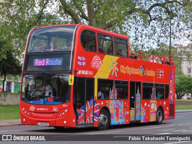 Stagecoach 19134 na cidade de London, Greater London, Inglaterra, por Fábio Takahashi Tanniguchi. ID da foto: 11144563.