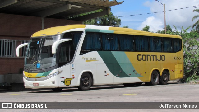 Empresa Gontijo de Transportes 18155 na cidade de Recife, Pernambuco, Brasil, por Jefferson Nunes. ID da foto: 11148621.