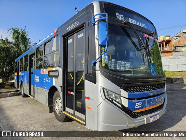 BB Transportes e Turismo 5947 na cidade de Santana de Parnaíba, São Paulo, Brasil, por Eduardo Yoshiharu Onaga Mi. Número da foto: #11146143.