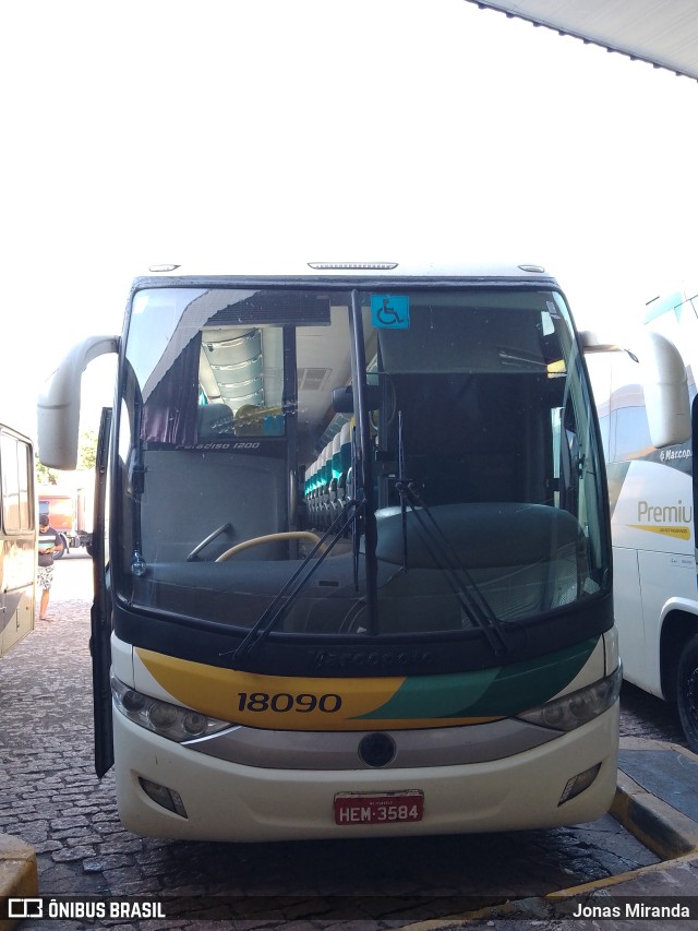 Empresa Gontijo de Transportes 18090 na cidade de Ribeirão Preto, São Paulo, Brasil, por Jonas Miranda. Número da foto: #11146429.