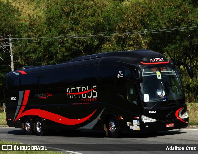 Artbus Turismo 1600 na cidade de Aparecida, São Paulo, Brasil, por Adailton Cruz. ID da foto: 11148126.