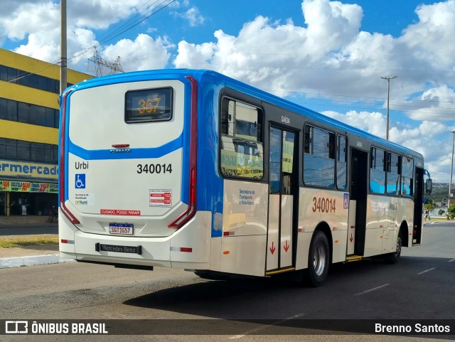Urbi Mobilidade Urbana 340014 na cidade de Samambaia, Distrito Federal, Brasil, por Brenno Santos. Número da foto: #11147619.