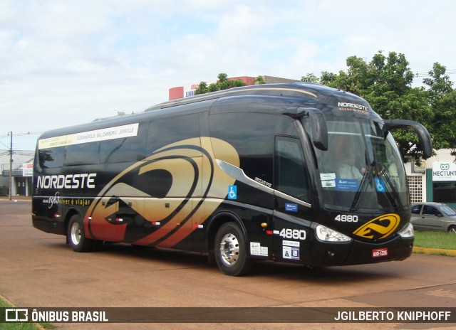 Expresso Nordeste 4880 na cidade de Cascavel, Paraná, Brasil, por JGILBERTO KNIPHOFF. Número da foto: #11145762.