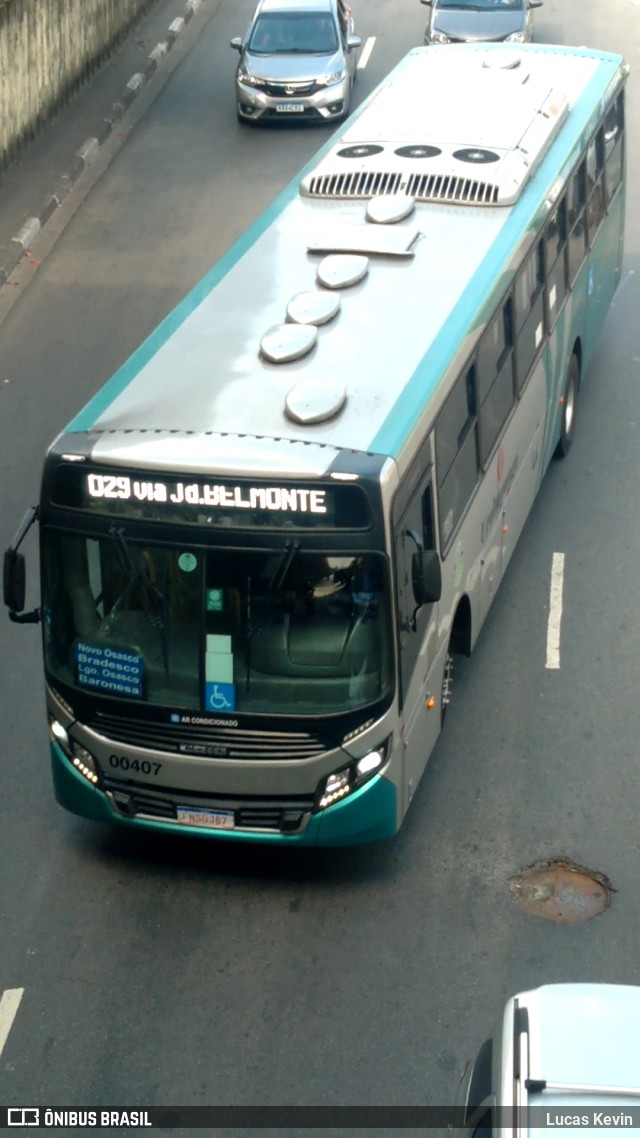 Auto Viação Urubupungá 00407 na cidade de Osasco, São Paulo, Brasil, por Lucas Kevin. Número da foto: #11145853.