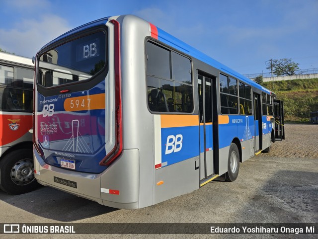 BB Transportes e Turismo 5947 na cidade de Santana de Parnaíba, São Paulo, Brasil, por Eduardo Yoshiharu Onaga Mi. Número da foto: #11146149.