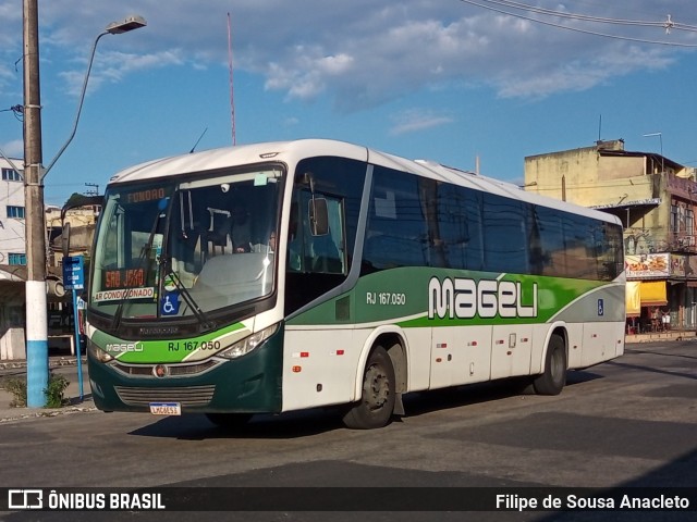 Transportes Mageli RJ 167.050 na cidade de São João de Meriti, Rio de Janeiro, Brasil, por Filipe de Sousa Anacleto. Número da foto: #11146931.
