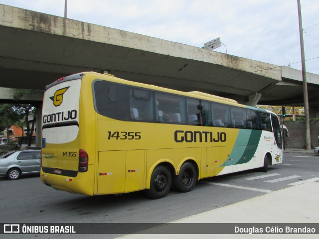 Empresa Gontijo de Transportes 14355 na cidade de Belo Horizonte, Minas Gerais, Brasil, por Douglas Célio Brandao. ID da foto: 11146975.