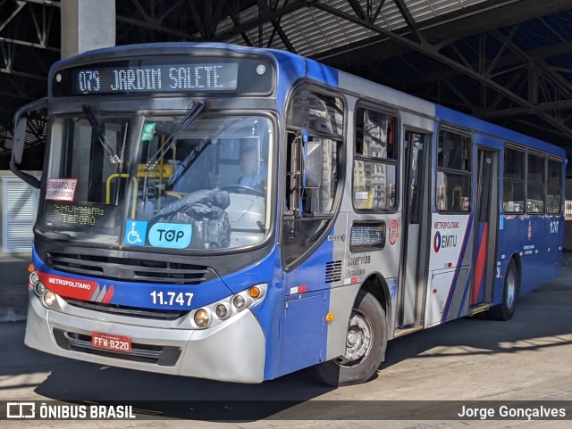 Viação Pirajuçara 11.747 na cidade de São Paulo, São Paulo, Brasil, por Jorge Gonçalves. ID da foto: 11145994.