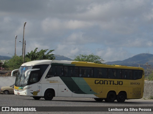 Empresa Gontijo de Transportes 18470 na cidade de Caruaru, Pernambuco, Brasil, por Lenilson da Silva Pessoa. ID da foto: 11148182.