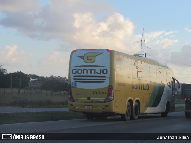 Empresa Gontijo de Transportes 18870 na cidade de Jaboatão dos Guararapes, Pernambuco, Brasil, por Jonathan Silva. ID da foto: 11146887.