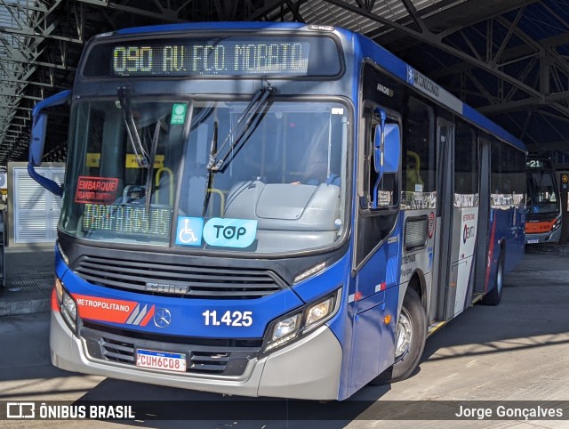 Viação Pirajuçara 11.425 na cidade de São Paulo, São Paulo, Brasil, por Jorge Gonçalves. Número da foto: #11145993.