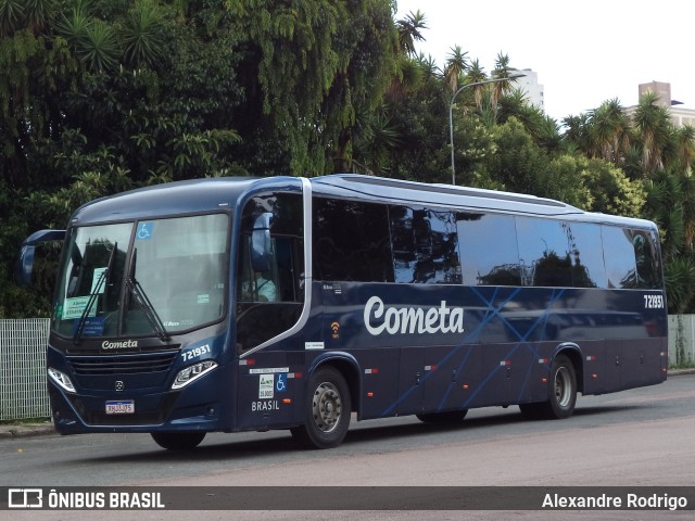 Viação Cometa 721931 na cidade de Curitiba, Paraná, Brasil, por Alexandre Rodrigo. ID da foto: 11146607.