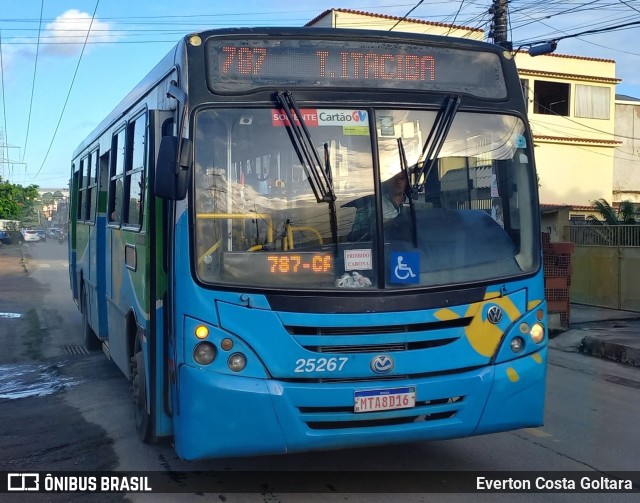 Viação Satélite 25267 na cidade de Cariacica, Espírito Santo, Brasil, por Everton Costa Goltara. ID da foto: 11146018.