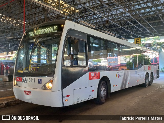 Next Mobilidade - ABC Sistema de Transporte 5411 na cidade de Santo André, São Paulo, Brasil, por Fabrício Portella Matos. ID da foto: 11151109.