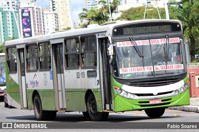 Belém Rio Transportes BD-109 na cidade de Belém, Pará, Brasil, por Fabio Soares. ID da foto: 11149933.