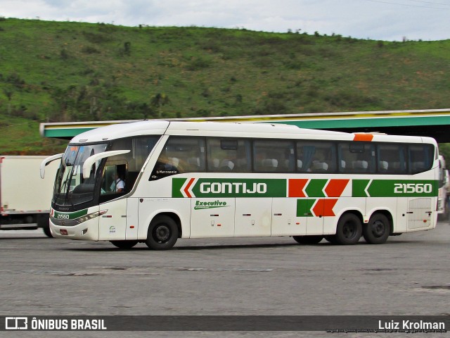 Empresa Gontijo de Transportes 21560 na cidade de Juiz de Fora, Minas Gerais, Brasil, por Luiz Krolman. Número da foto: #11150810.