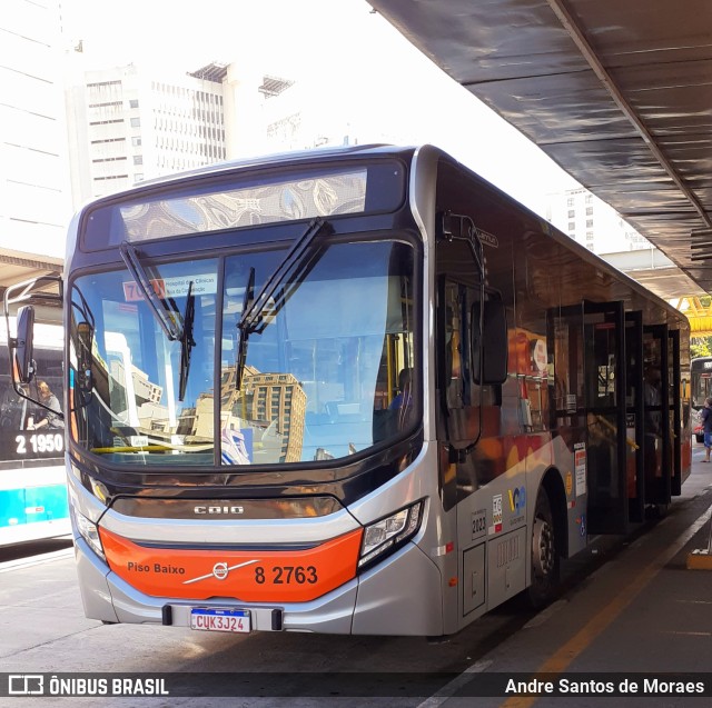 Viação Gato Preto 8 2763 na cidade de São Paulo, São Paulo, Brasil, por Andre Santos de Moraes. Número da foto: #11149524.