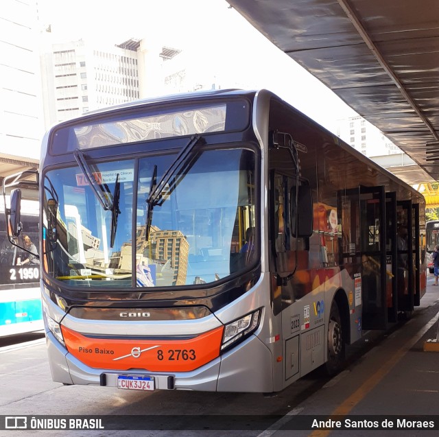 Viação Gato Preto 8 2763 na cidade de São Paulo, São Paulo, Brasil, por Andre Santos de Moraes. ID da foto: 11149524.