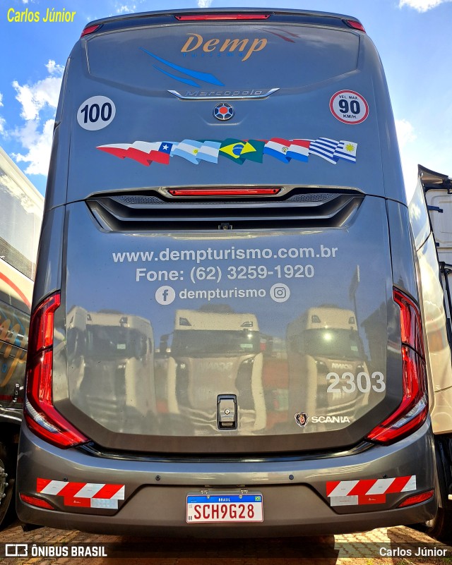 Demp Turismo 2303 na cidade de Goiânia, Goiás, Brasil, por Carlos Júnior. Número da foto: #11149899.