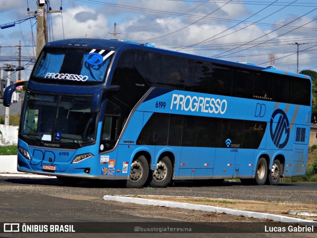 Auto Viação Progresso 6199 na cidade de Teresina, Piauí, Brasil, por Lucas Gabriel. ID da foto: 11150854.