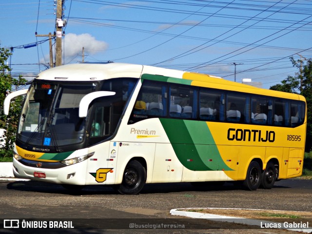 Empresa Gontijo de Transportes 18595 na cidade de Teresina, Piauí, Brasil, por Lucas Gabriel. ID da foto: 11150839.