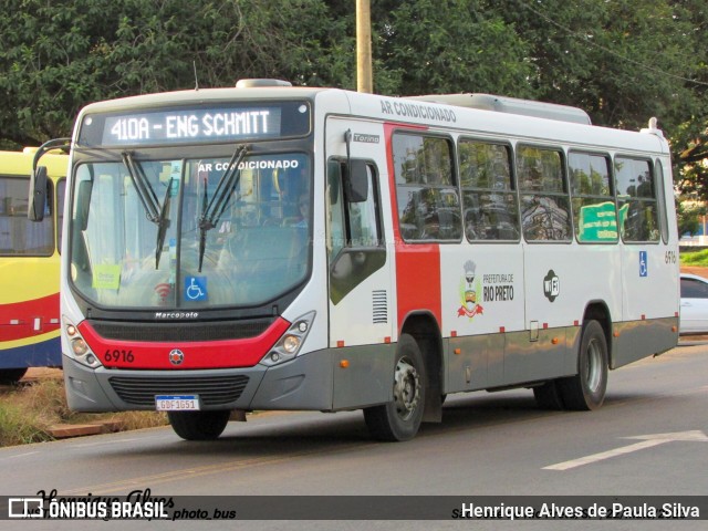 Expresso Itamarati 6916 na cidade de São José do Rio Preto, São Paulo, Brasil, por Henrique Alves de Paula Silva. ID da foto: 11149847.