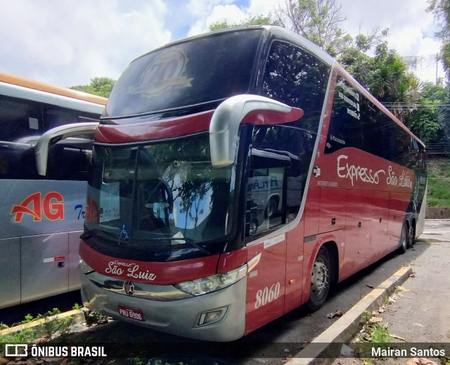 Expresso São Luiz 8060 na cidade de Salvador, Bahia, Brasil, por Mairan Santos. ID da foto: 11149439.