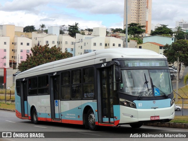 Auto Omnibus Floramar 07 na cidade de Belo Horizonte, Minas Gerais, Brasil, por Adão Raimundo Marcelino. ID da foto: 11151180.