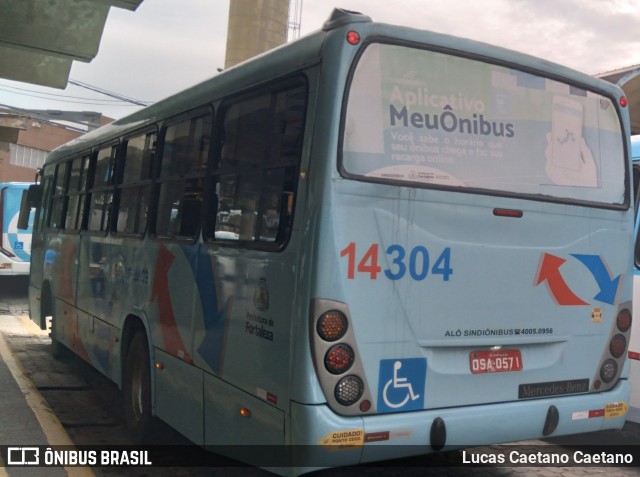 Viação Siará Grande 14304 na cidade de Fortaleza, Ceará, Brasil, por Lucas Caetano. Número da foto: #11149238.