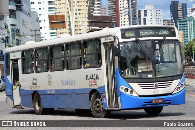 Auto Viação Monte Cristo AL-44314 na cidade de Belém, Pará, Brasil, por Fabio Soares. ID da foto: 11151118.