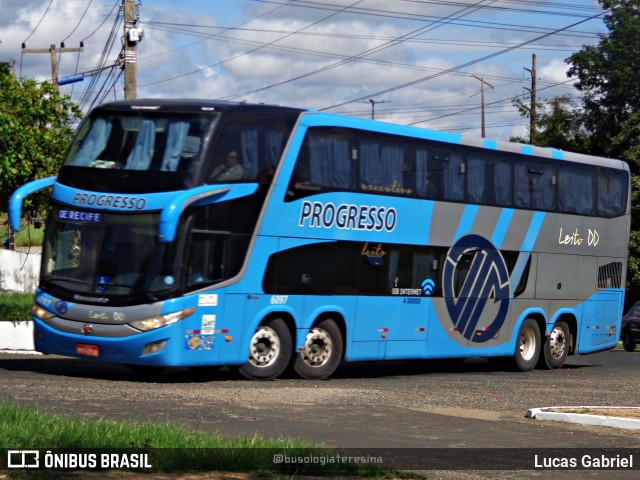 Auto Viação Progresso 6097 na cidade de Teresina, Piauí, Brasil, por Lucas Gabriel. ID da foto: 11150863.