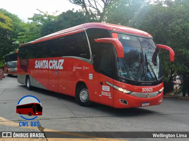 Viação Santa Cruz 30923 na cidade de São Paulo, São Paulo, Brasil, por Wellington Lima. Número da foto: #11149240.