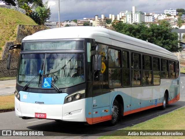 Auto Omnibus Floramar 03 na cidade de Belo Horizonte, Minas Gerais, Brasil, por Adão Raimundo Marcelino. ID da foto: 11151130.