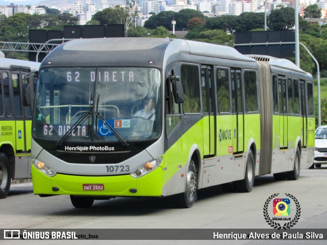 Milênio Transportes 10723 na cidade de Belo Horizonte, Minas Gerais, Brasil, por Henrique Alves de Paula Silva. ID da foto: 11149819.