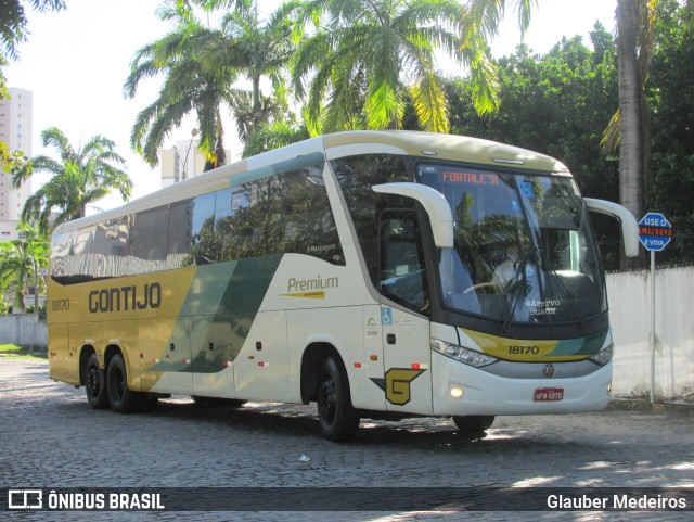 Empresa Gontijo de Transportes 18170 na cidade de Fortaleza, Ceará, Brasil, por Glauber Medeiros. ID da foto: 11150919.