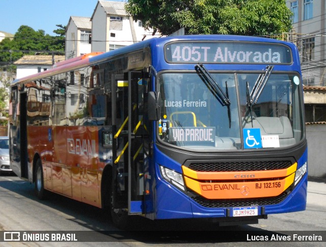 Evanil Transportes e Turismo RJ 132.156 na cidade de Nova Iguaçu, Rio de Janeiro, Brasil, por Lucas Alves Ferreira. Número da foto: #11152484.