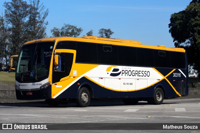 Viação Progresso 30316 na cidade de Resende, Rio de Janeiro, Brasil, por Matheus Souza. Número da foto: #11152218.