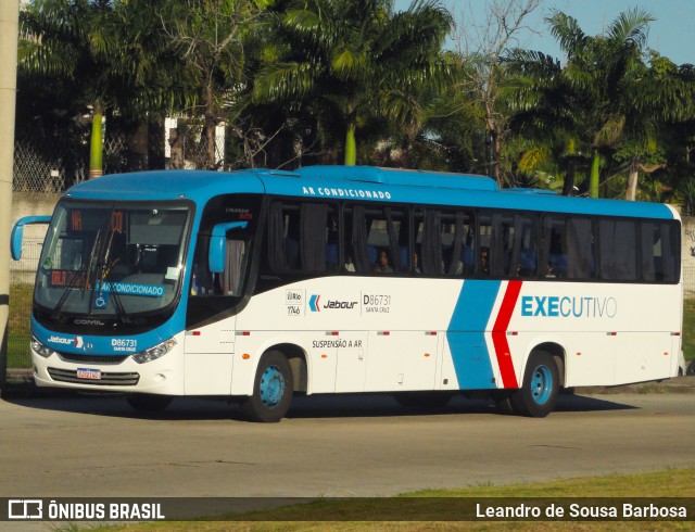 Auto Viação Jabour D86731 na cidade de Rio de Janeiro, Rio de Janeiro, Brasil, por Leandro de Sousa Barbosa. ID da foto: 11152215.