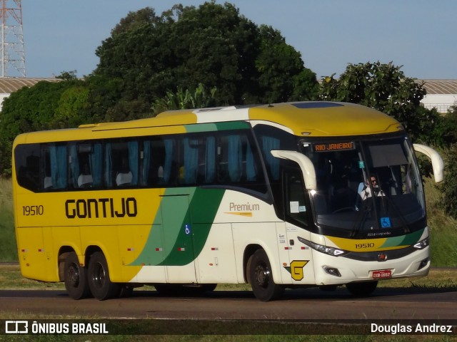 Empresa Gontijo de Transportes 19510 na cidade de Anápolis, Goiás, Brasil, por Douglas Andrez. ID da foto: 11152942.