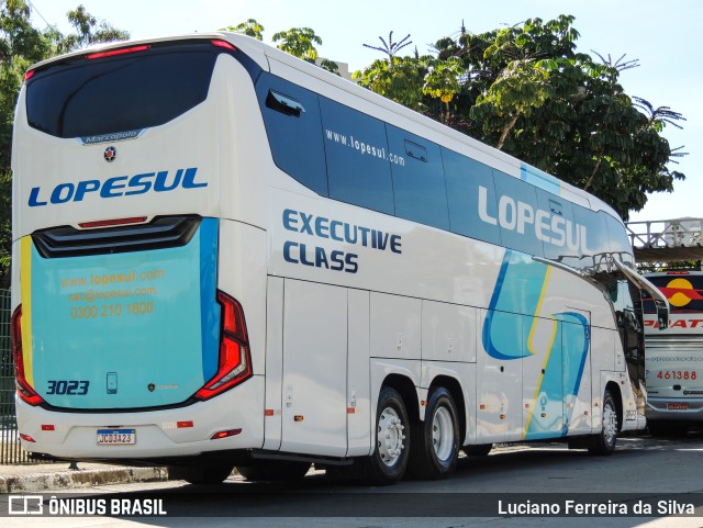 LopeSul Transportes - Lopes e Oliveira Transportes e Turismo - Lopes Sul 3023 na cidade de São Paulo, São Paulo, Brasil, por Luciano Ferreira da Silva. ID da foto: 11152726.