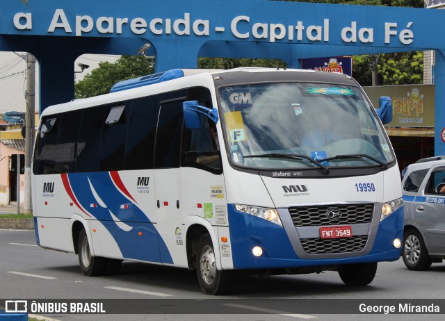 MU Transportadora Turistica 19950 na cidade de Aparecida, São Paulo, Brasil, por George Miranda. Número da foto: #11152858.
