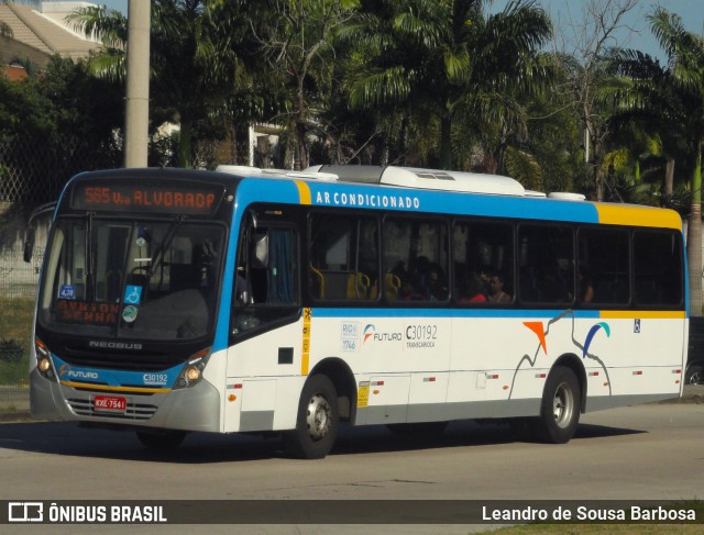 Transportes Futuro C30192 na cidade de Rio de Janeiro, Rio de Janeiro, Brasil, por Leandro de Sousa Barbosa. Número da foto: #11152003.